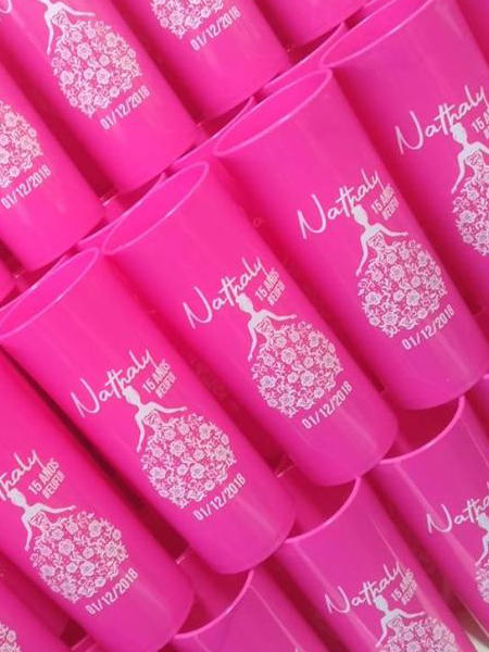 Copos Personalizados Long Drink cor sólida