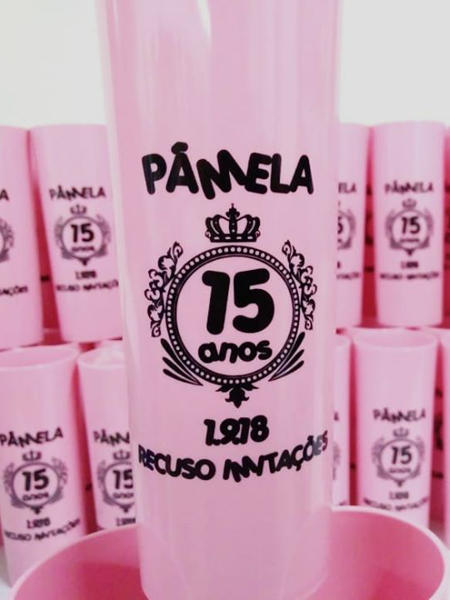 Copos Personalizados Long Drink cor sólida