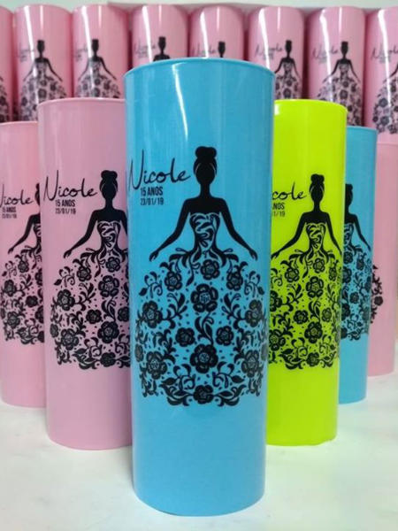 Copos Personalizados Long Drink cor sólida