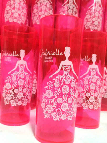 Copos Personalizados Long Drink cor sólida Florianópolis Porto Alegre