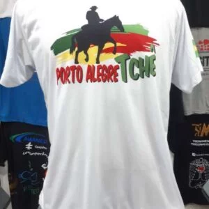 Camisetas Personalizadas Porto Alegre Tchê Impressão Colorida Sublimação