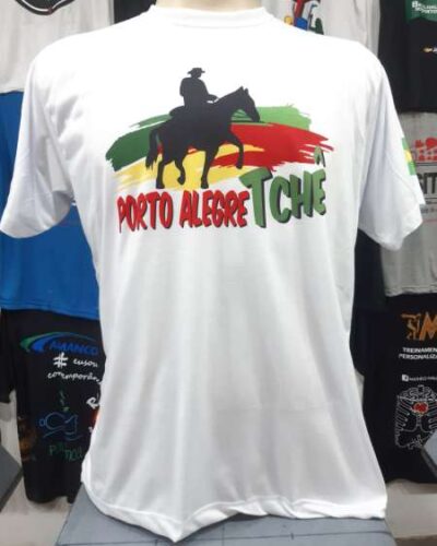 Camisetas Personalizadas Porto Alegre Tchê Impressão Colorida Sublimação
