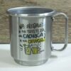 Caneca Chopp Personalizada Alumínio Porto Alegre Florianópolis Presente Brindes Logo 1un